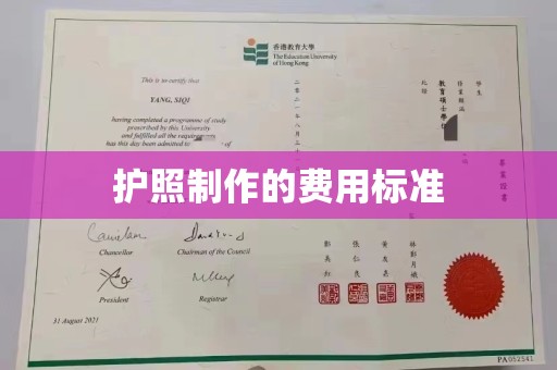 莱山护照制作的费用标准